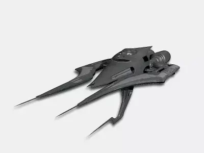 Fighter Spaceship 3D model