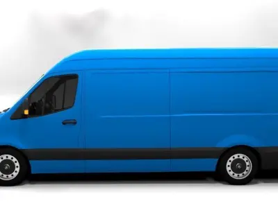 MERCEDES SPRINTER L 2019 Low-poly 3D model