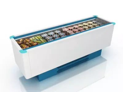 Commercial refrigerator 3D model purchase