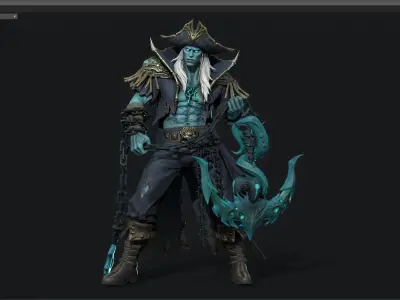 Captain Pirate 3D model