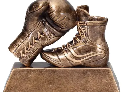 Classic boxing trophy 3D print model