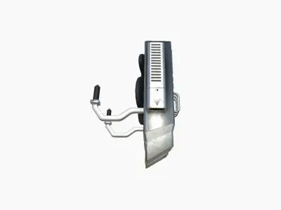 Jetpack F07 Steel - SciFi Character Design Low-poly 3D model