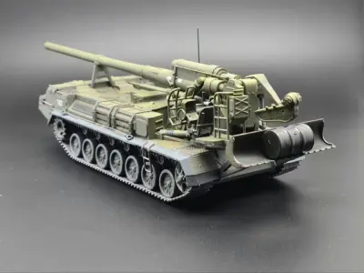 2S7 Pion  Malka 3D print model