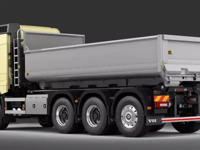 VOLVO FMX 8X4  Multilift Hooklift  2022 3D model