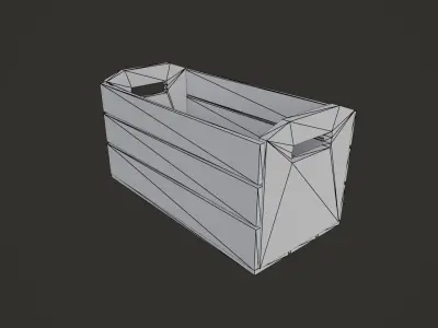 Wooden Crates Free low-poly 3D model