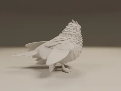 kingfisher 3D print model