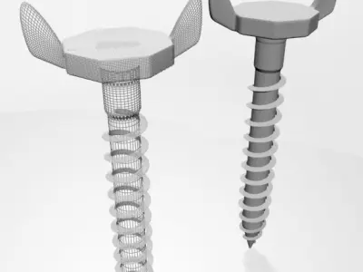 Drywall Screw 10 3D model