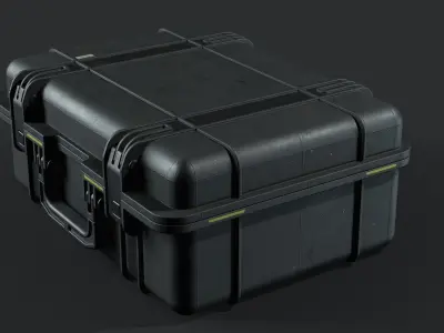 plastic case pelican Low-poly 3D model