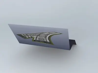 Rail Track Points  Ballast Free 3D model