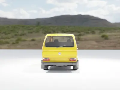danfo volkswagen van - volkswagen van 3D model