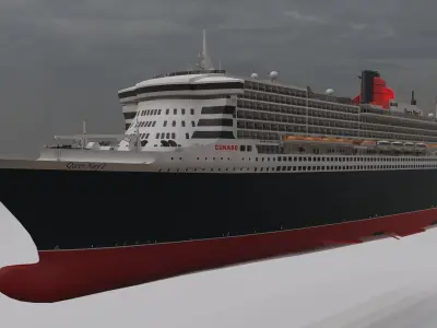 Queen Mary 2 3D model