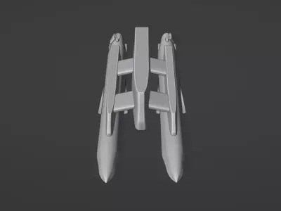 Russian KH-101 and Mount 3D print model