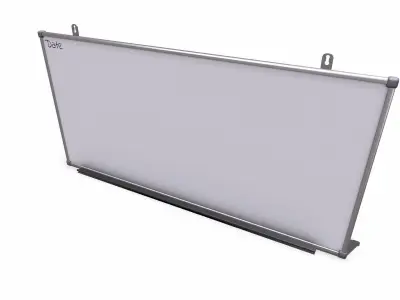 Whiteboard Low-poly PBR Free low-poly 3D model
