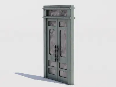 Door 02 Low-poly 3D model