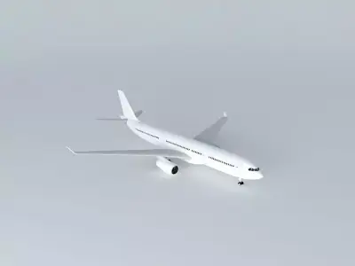Template Airbus A330 200 Free 3D model