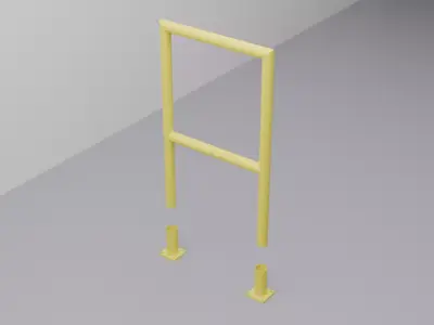 removable rambard 600x960 mm 3D model