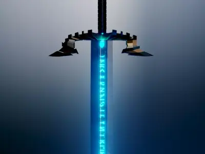 Sword lego hd wallpaper 3D model