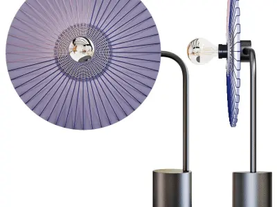 roche bobois rays table lamp 3D model