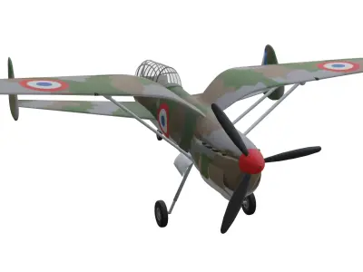 Arsenal Delanne 10 Low-poly 3D model