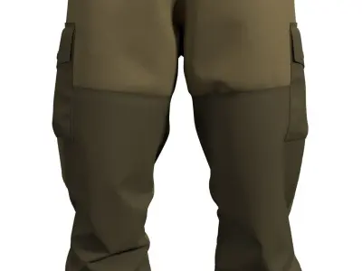 Gorka Uniform Pants - Marvelous Designer 3D model