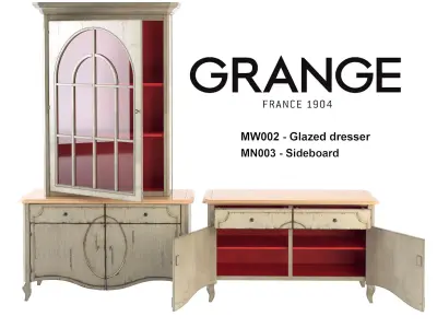 Grange GLAZED DRESSER and SIDEBOARD  3D model