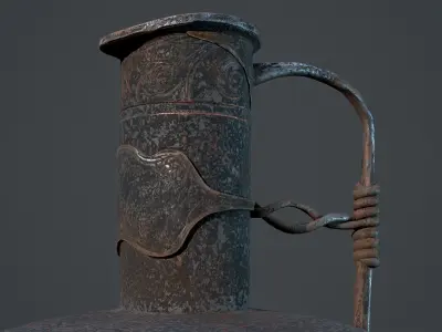 Rusted Props Vol 02 Low-poly 3D model