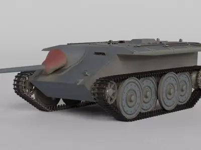 E-10 German Tank 3D model