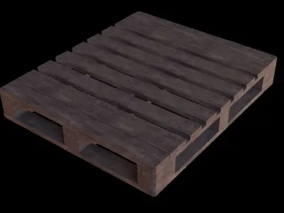 Pallet Low-poly 3D model purchase