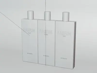 Parfum bootle glass  Free 3D model