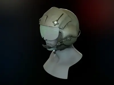 Gentex SPH 5  helmet Low-poly 3D model