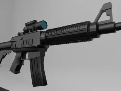 M416 Gun Free 3D model purchase