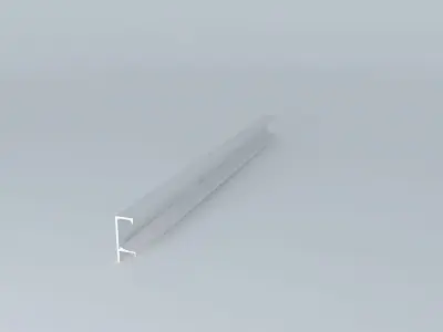 Aluminium handle Free 3D model