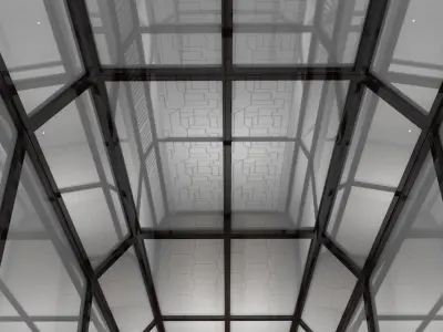 Sci Fi Corridor 3D model 163