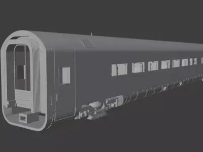 H0 1-87 scale Reisezugwagen Apmz 116 6 3D print model