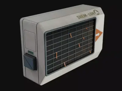 Air Conditioner Unit and Refrigeration Machine Game Ready Low-poly 3D model order