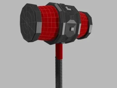 Ban Hammer Free 3D model