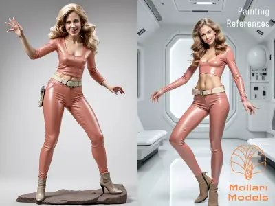 Colonel Wilma Space Vampire - Buck Rogers in the 25th Century 3D print model