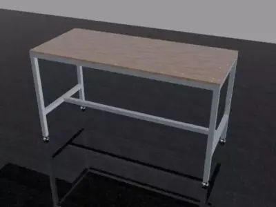 Working table 3D model