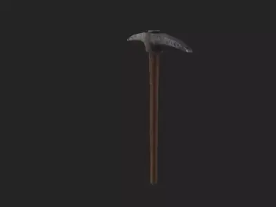 pickaxe 3D Model 001 Low-poly 3D model