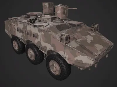 Generic APC - IFV Low-poly 3D model