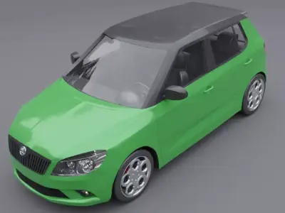 skoda rs 3D model