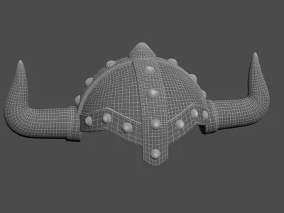 Viking Helmet Free 3D model