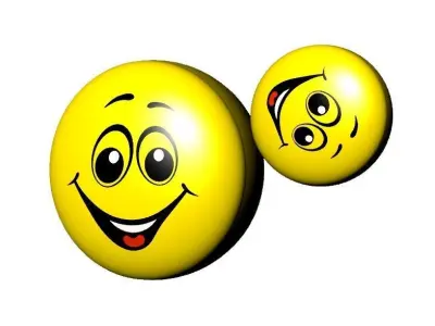  Emoticons Collection in cartoon style 3D model