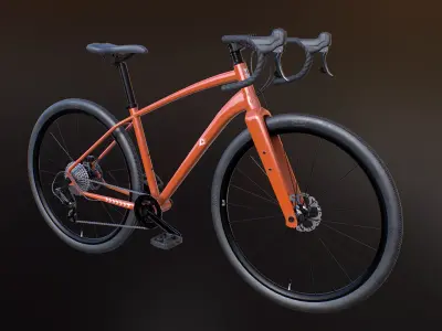 Generic Gravel Bicycle PBR 3D model