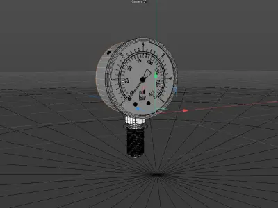 Pressure measuring instrument  3D model