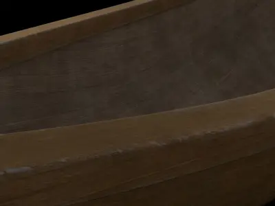 Boat and Boat Pabble 3D model