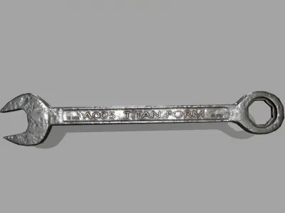 wrench Low-poly 3D model 26