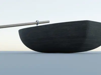 River Boat 3D model