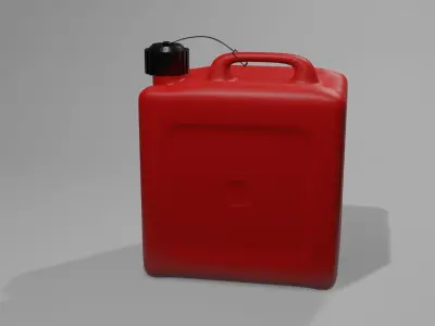 Plastic can 3D model