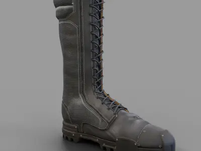 Combat Boots 3D model